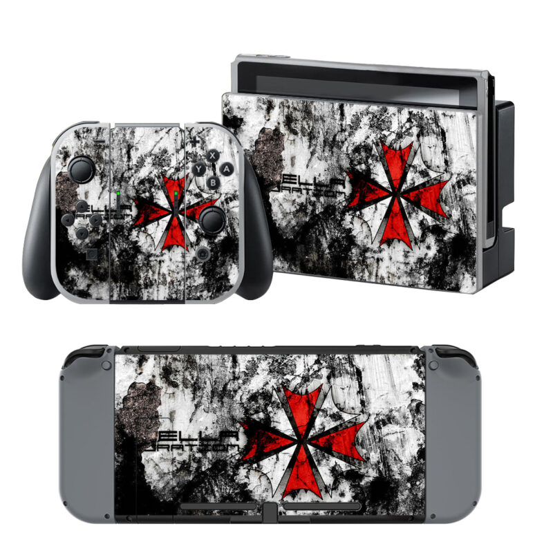 Umbrella Corporation Decal Cover For Nintendo Switch & Nintendo Switch OLED