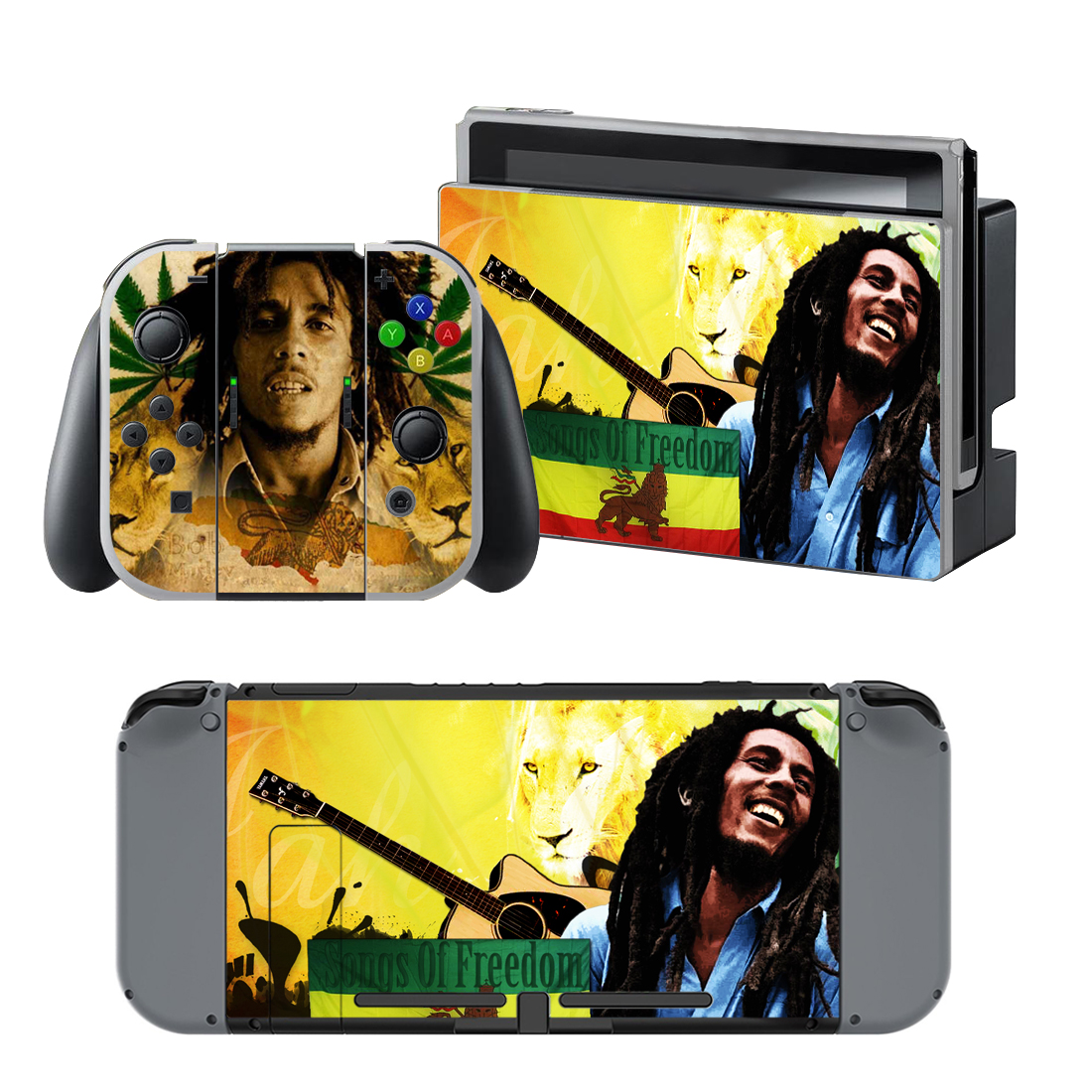 Bob Marley's Songs Of Freedom Decal Cover For Nintendo Switch & Nintendo Switch OLED