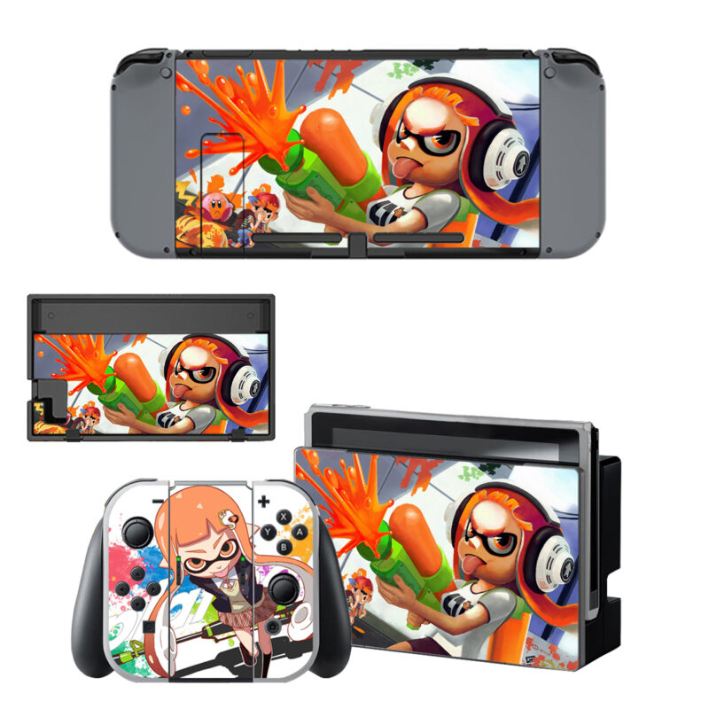 Splatoon Base Decal Cover For Nintendo Switch & Nintendo Switch OLED