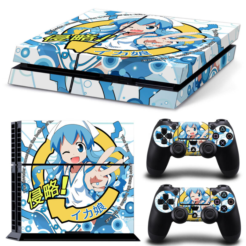 Shinryaku! Ika Musume PS4 Skin Sticker