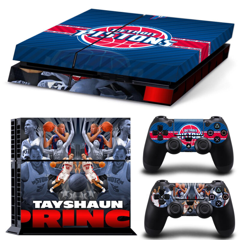 Detroit Pistons Tayshaun Prince PS4 Skin Sticker