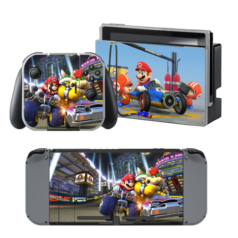 Mario Kart Skin Sticker For Nintendo Switch & Nintendo Switch OLED Design 2