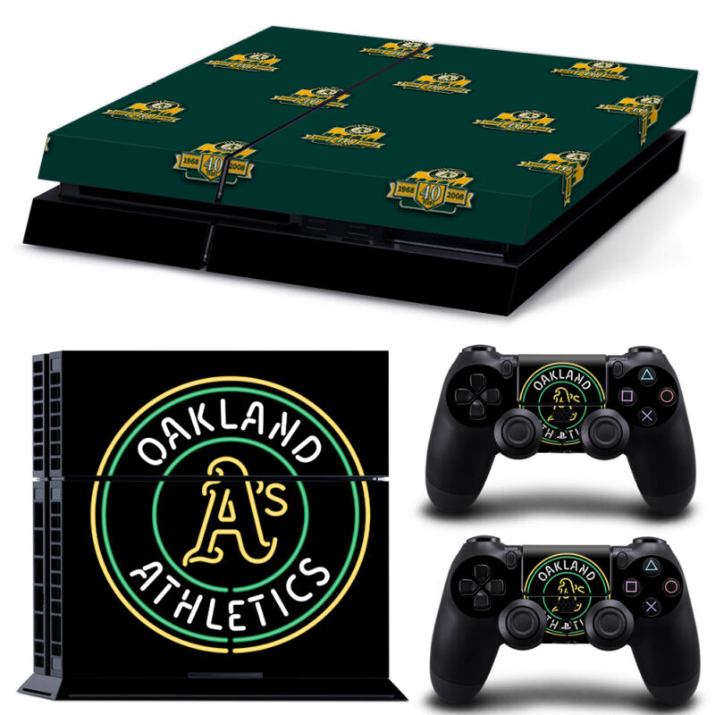 Oakland Athletics PS4 Skin Sticker