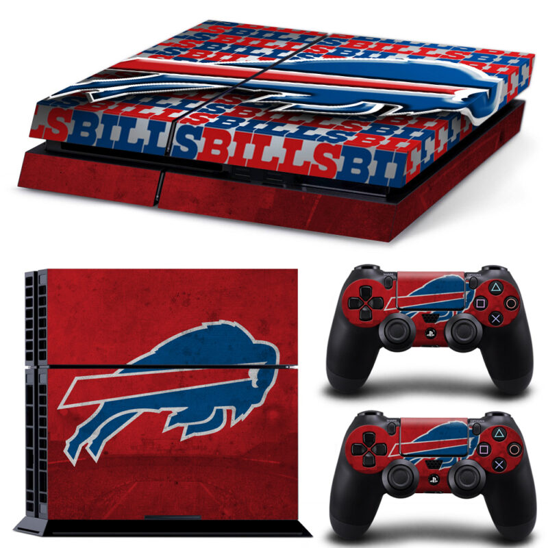 Buffalo Bills Skin Sticker For PS4 And Controllers