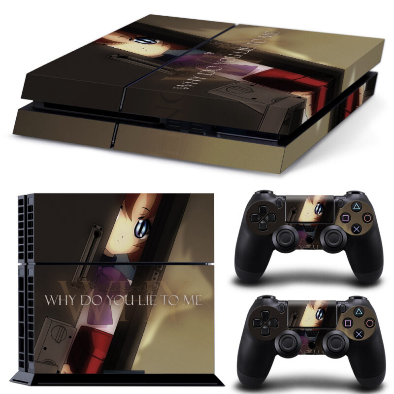 Anime Rena Higurashi No Naku Koro PS4 Skin Sticker