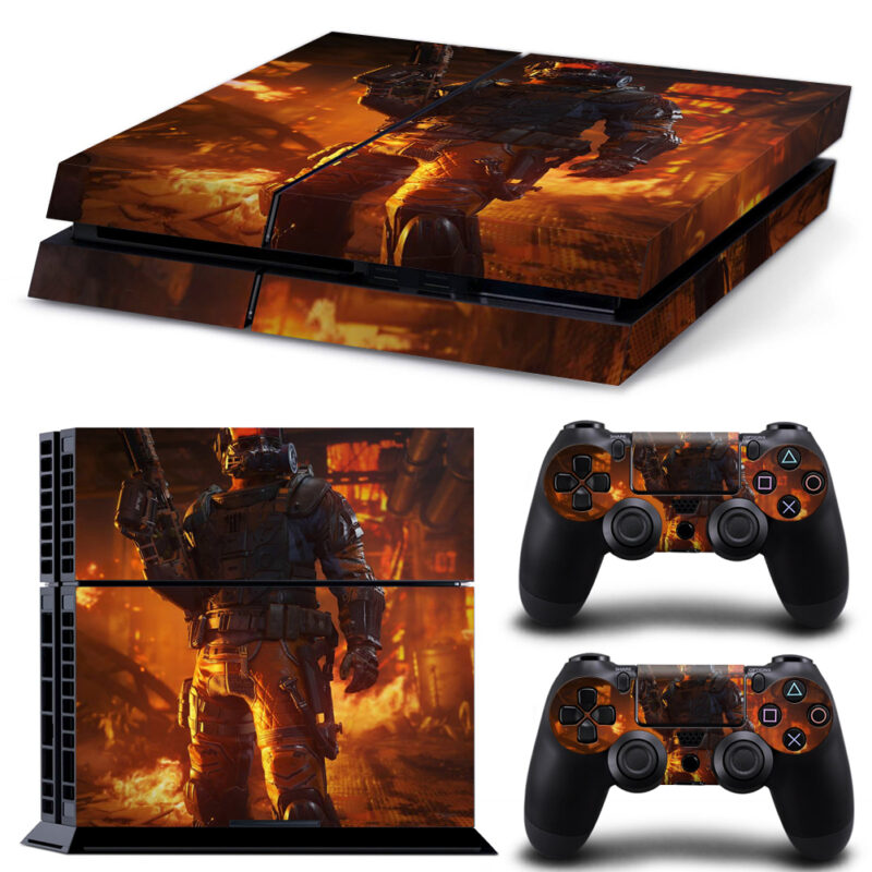 Call Of Duty: Black Ops III Game Skin Sticker For PS4 And Controllers Design 1