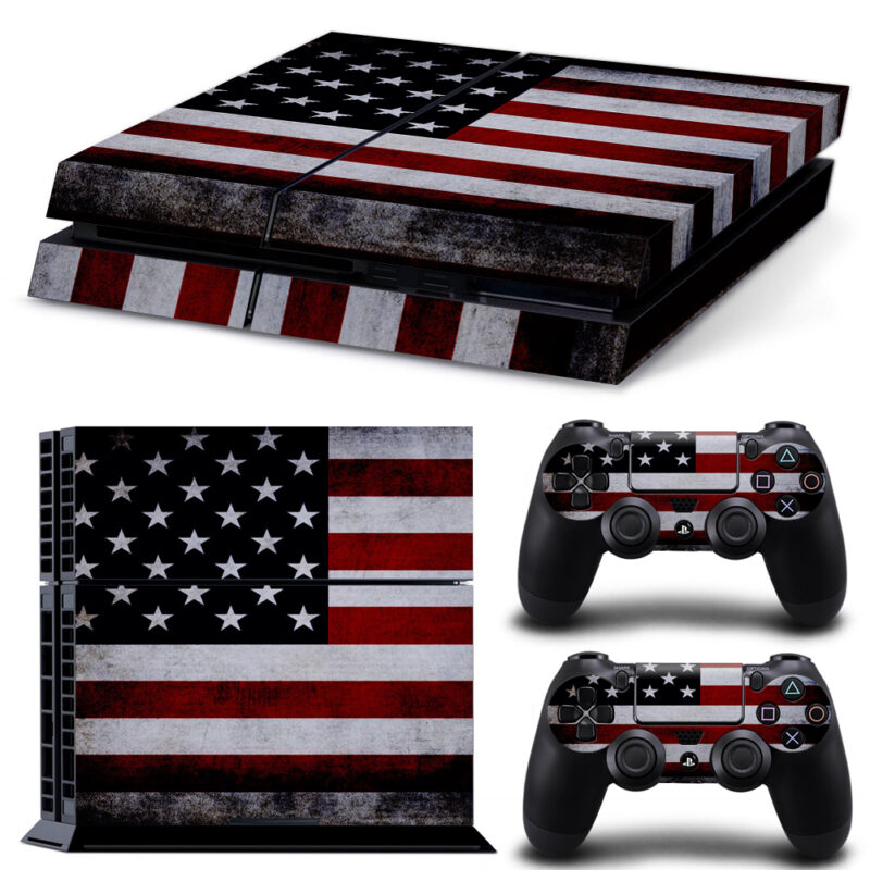 Flag Of USA PS4 Skin Sticker