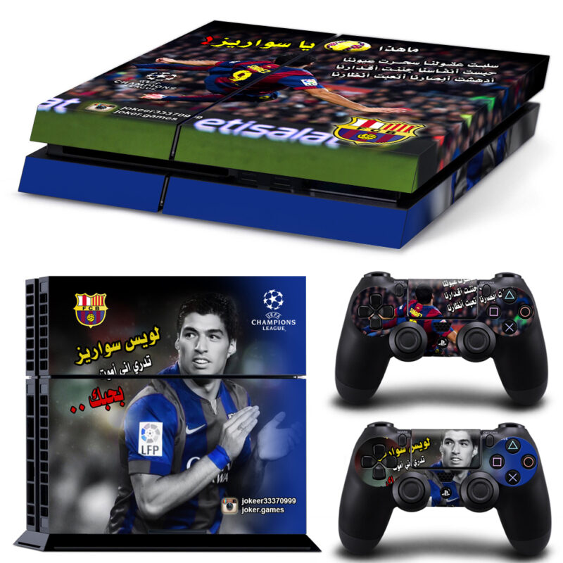 FC Barcelona Champions League PS4 Skin Sticker