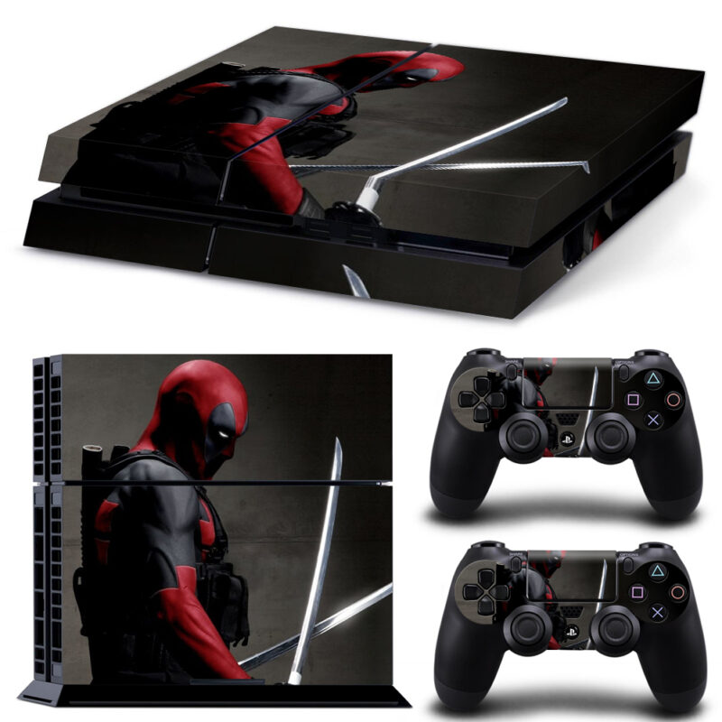 Deadpool Movie PS4 Skin Sticker Design 4