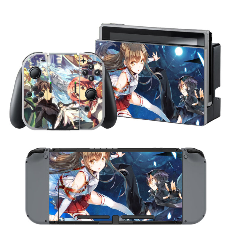 Sword Art Online Skin Sticker For Nintendo Switch & Nintendo Switch OLED Design 10