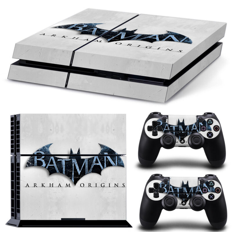 Batman: Arkham Origins Game PS4 Skin Sticker Design 2