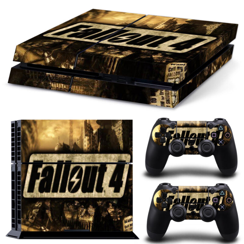 Fallout 4 Game PS4 Skin Sticker Design 5