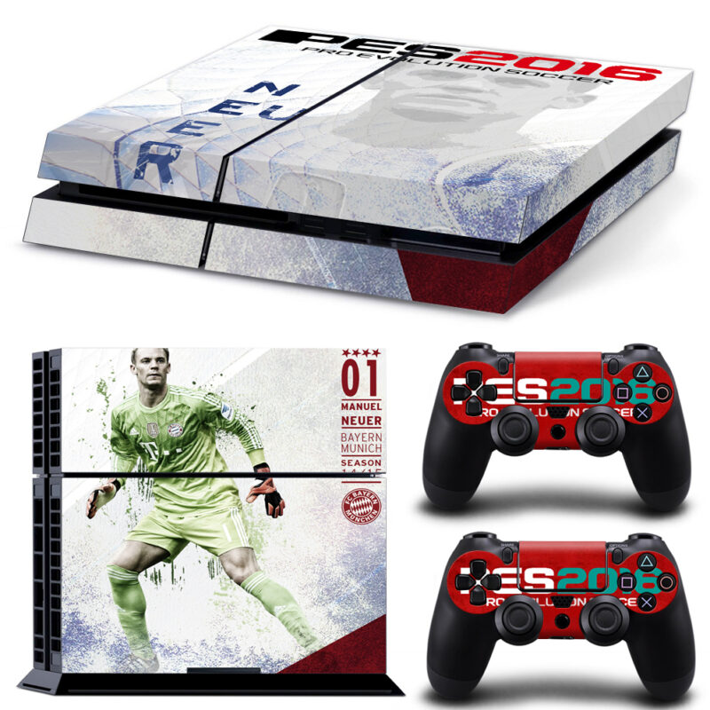 Manuel Neuer PES 2016 Game Skin Sticker For PS4 And Controllers