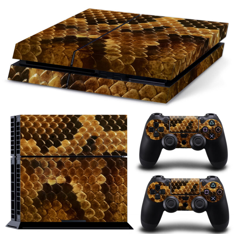 Snake Skin Pattern PS4 Skin Sticker