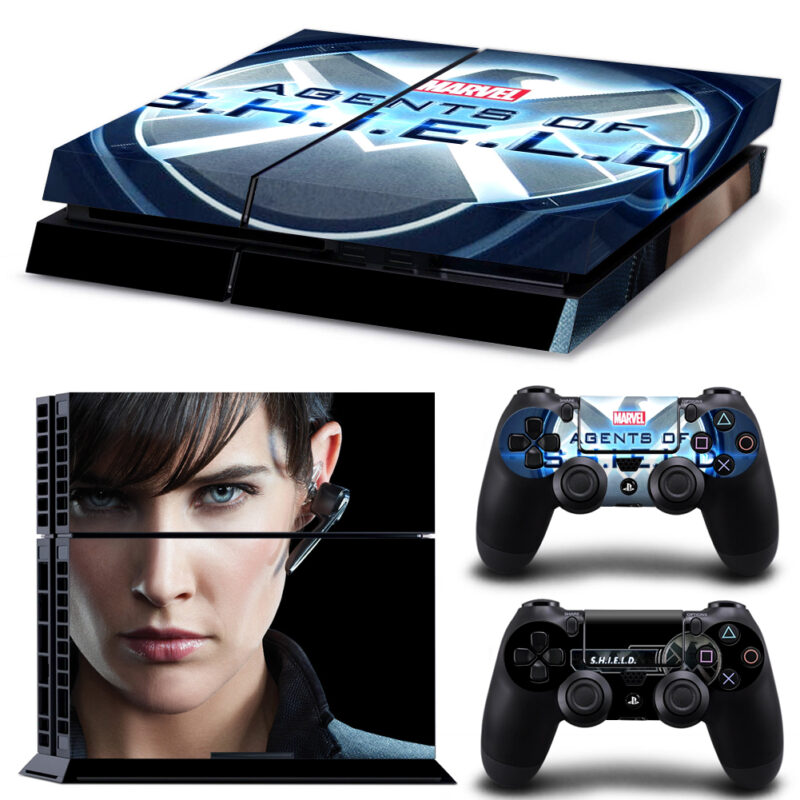 Marvel Agents Of S.H.I.E.L.D. PS4 Skin Sticker Design 1