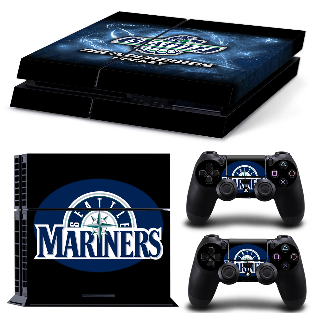 Seattle Mariners Thunderbirds Hockey PS4 Skin Sticker