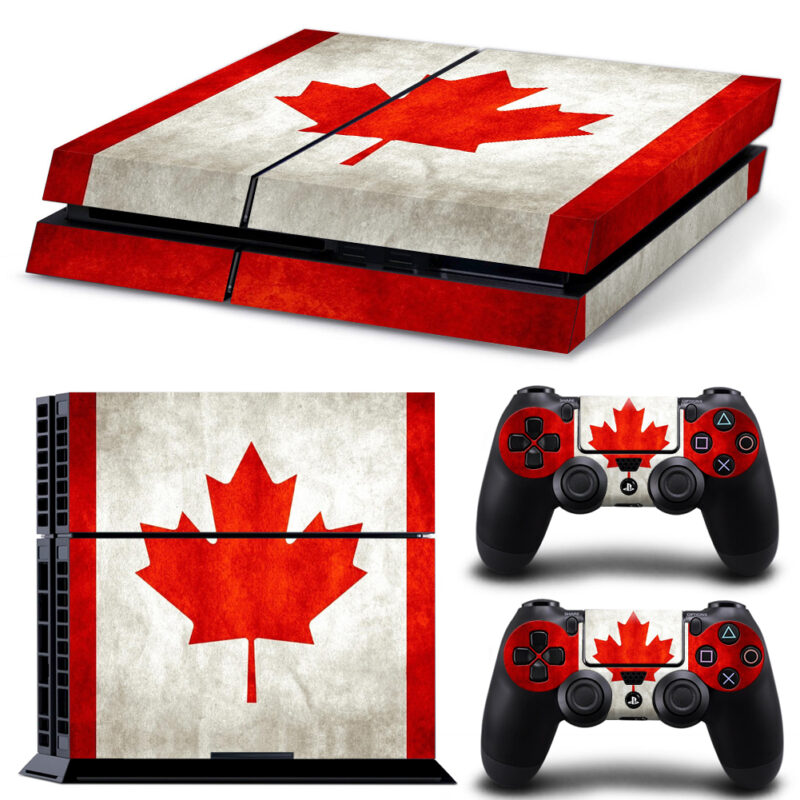 Flag Of Canada PS4 Skin Sticker