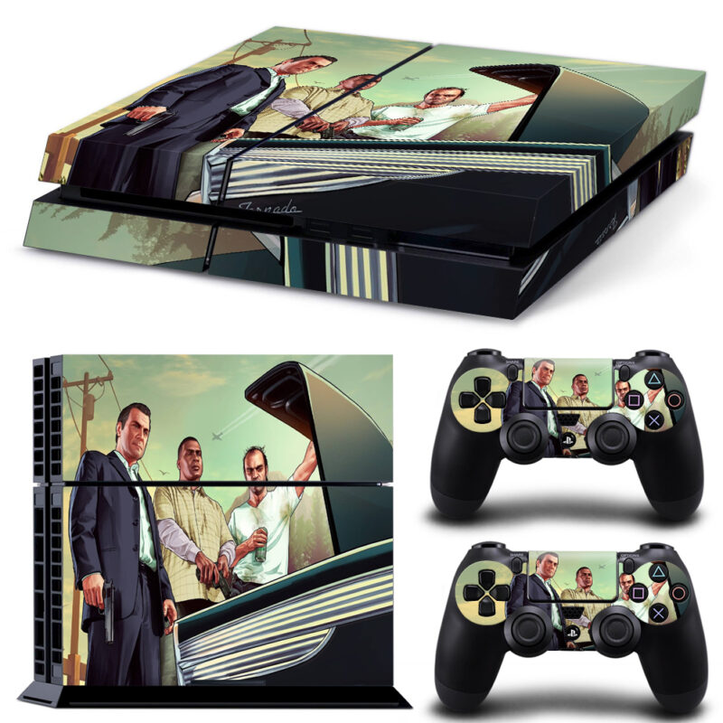 Grand Theft Auto V PS4 Skin Sticker Design 3