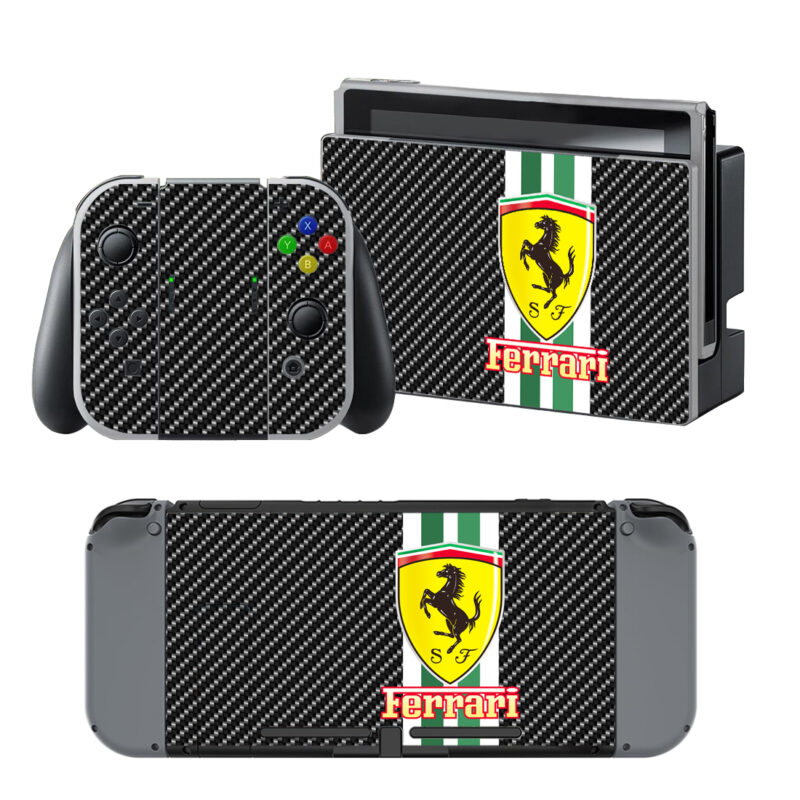 Ferrari Decal Cover For Nintendo Switch & Nintendo Switch OLED