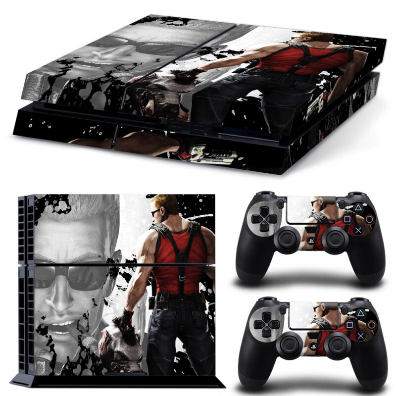 Duke Nukem PS4 Skin Sticker