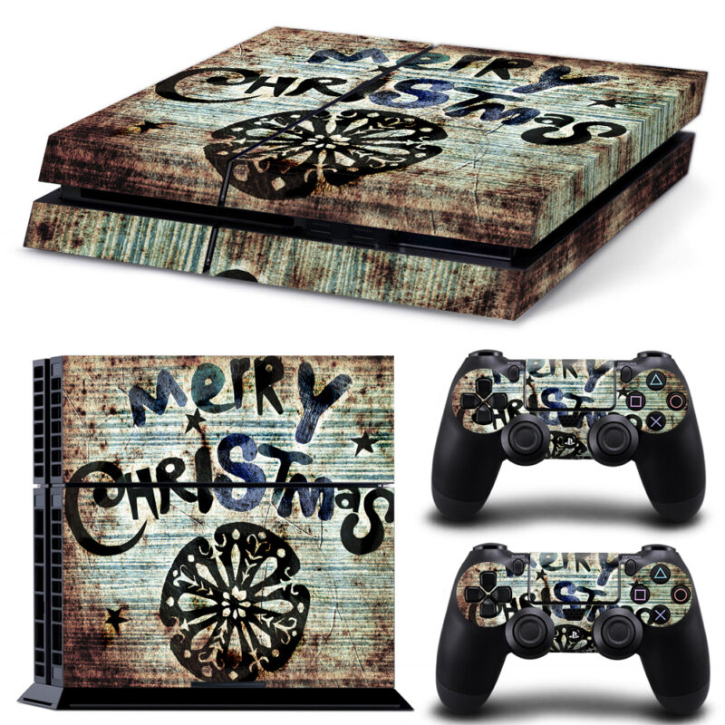 Merry Christmas Theme PS4 Skin Sticker