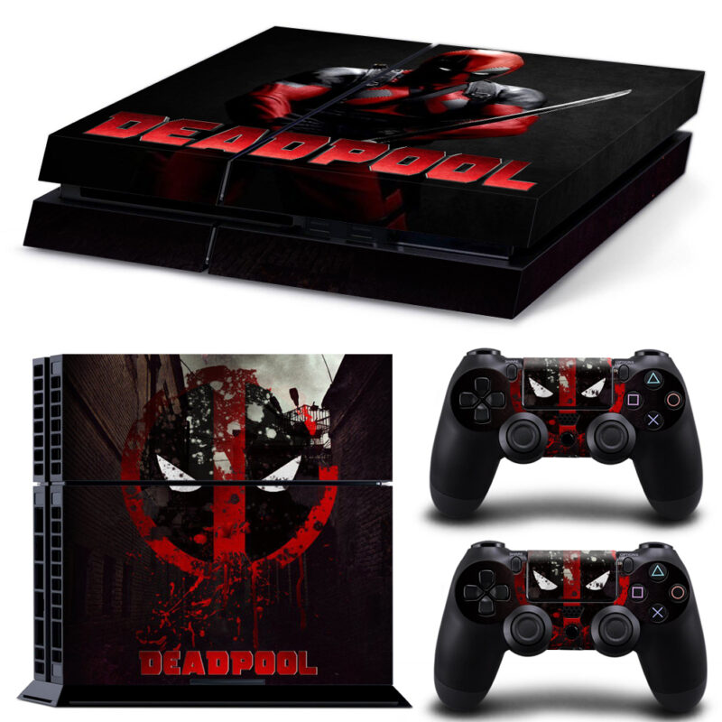 Deadpool Movie PS4 Skin Sticker Design 3