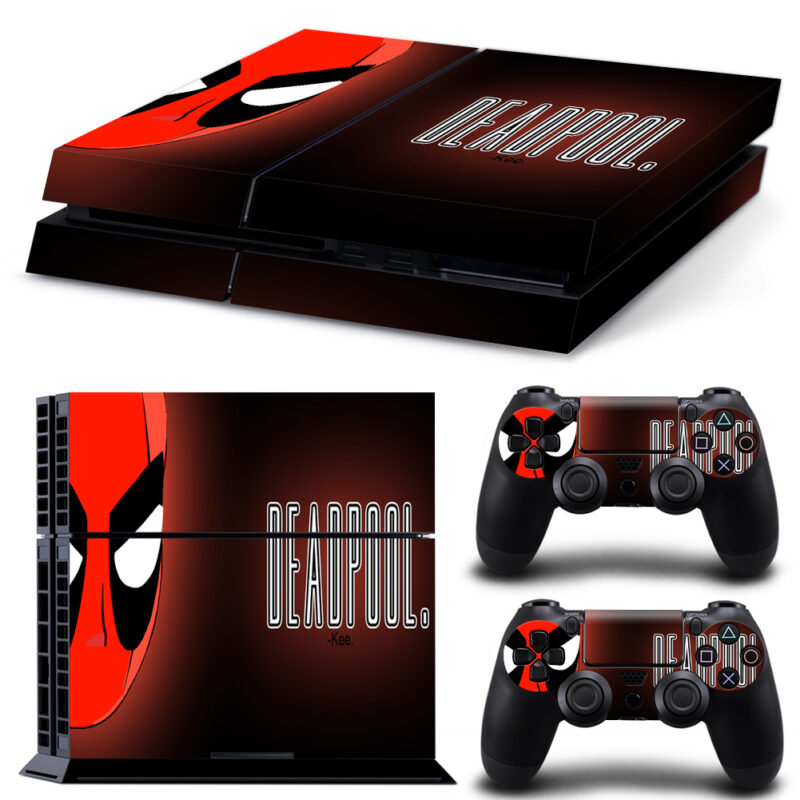 Deadpool PS4 Skin Sticker Design 7