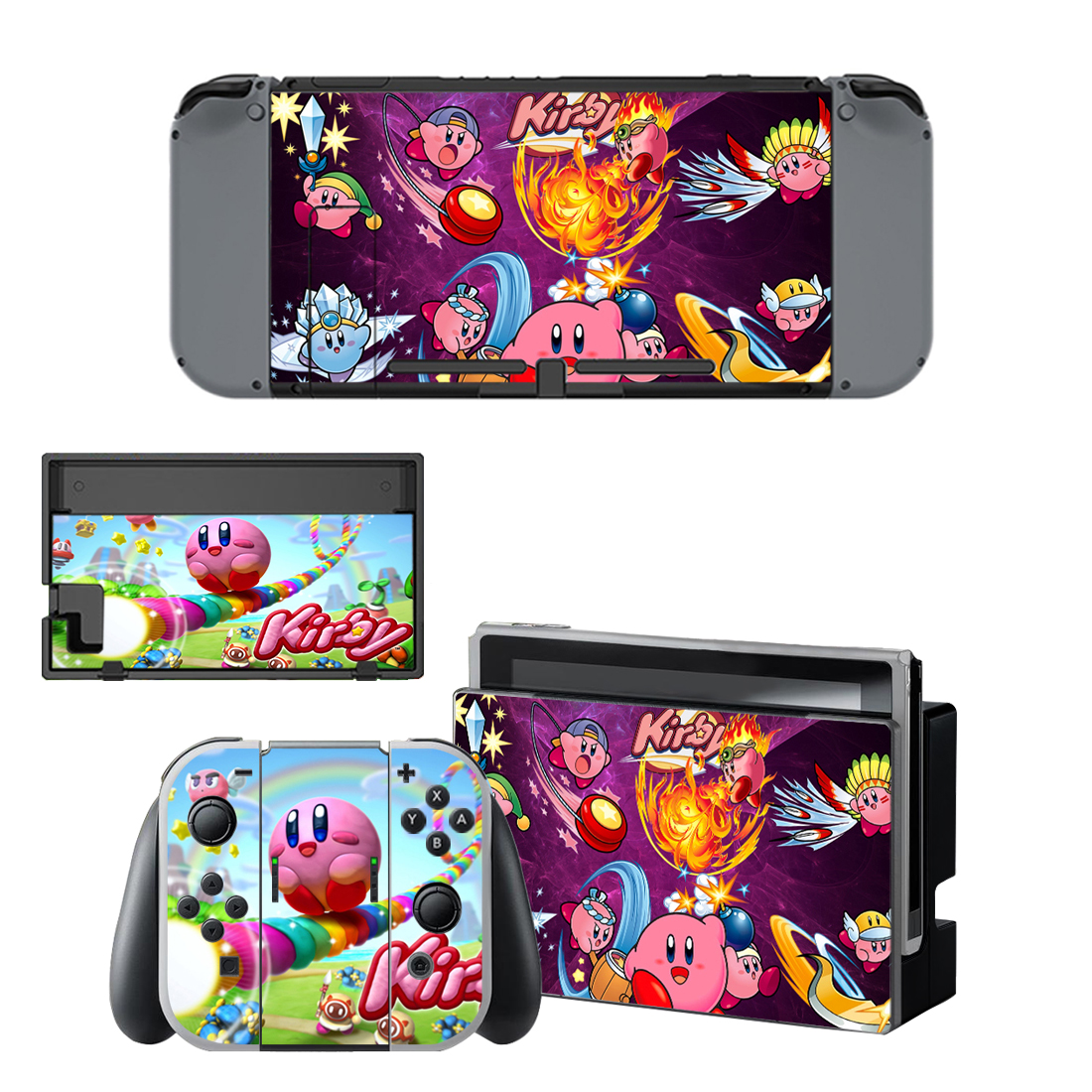 Kirby Decal Cover For Nintendo Switch & Nintendo Switch OLED Design 3