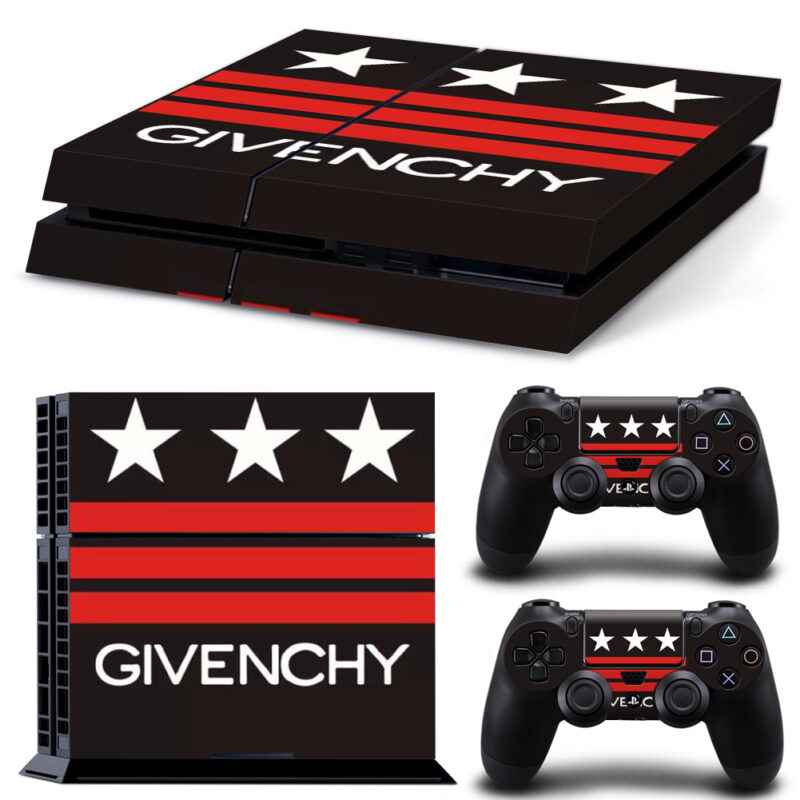 Washington DC Flag Givenchy PS4 Skin Sticker