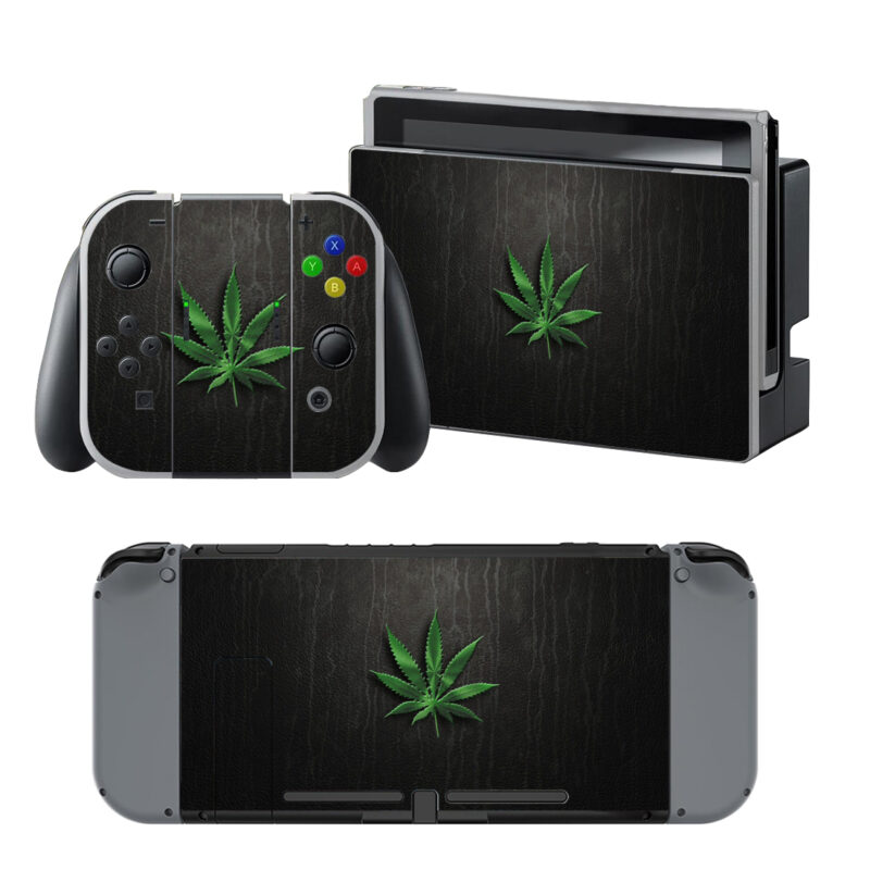 Marijuana Leaf Decal Cover For Nintendo Switch & Nintendo Switch OLED