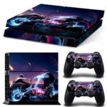 Neon Bike Rider PS4 Skin Sticker