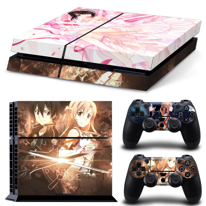 Sword Art Online PS4 Skin Sticker Design 1