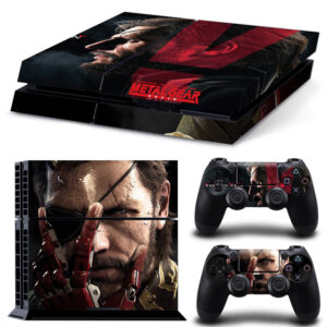 Metal Gear Solid Game Skin Sticker For PS4 And Controllers