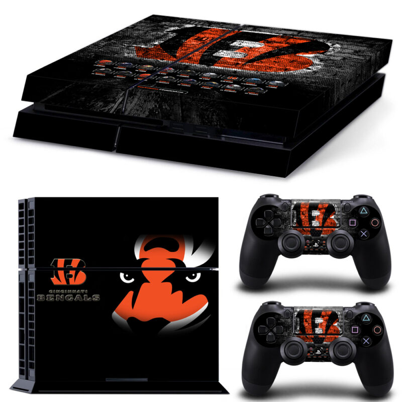 Cincinnati Bengals PS4 Skin Sticker