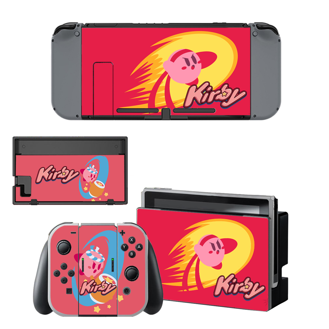 Kirby Skin Sticker For Nintendo Switch & Nintendo Switch OLED Design 11