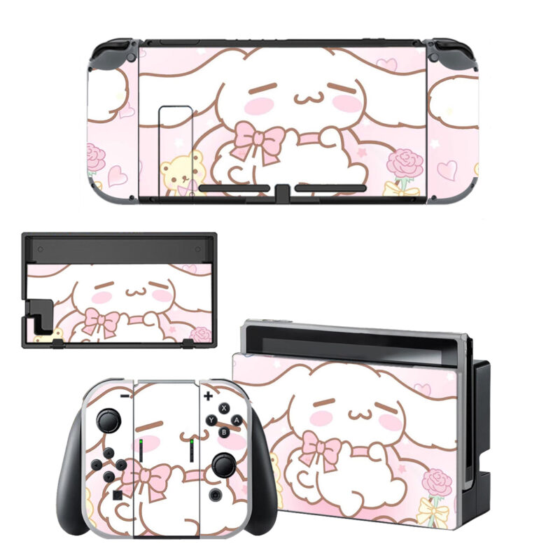 Cinnamoroll Decal Cover For Nintendo Switch OLED & Nintendo Switch Design 1