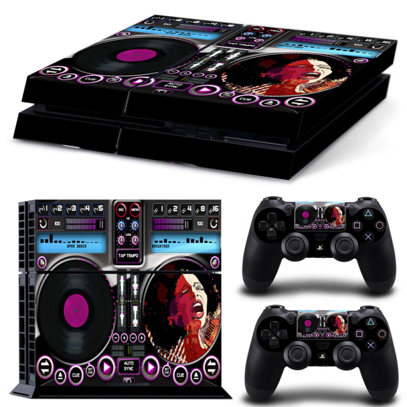 DJ Mixer PS4 Skin Sticker