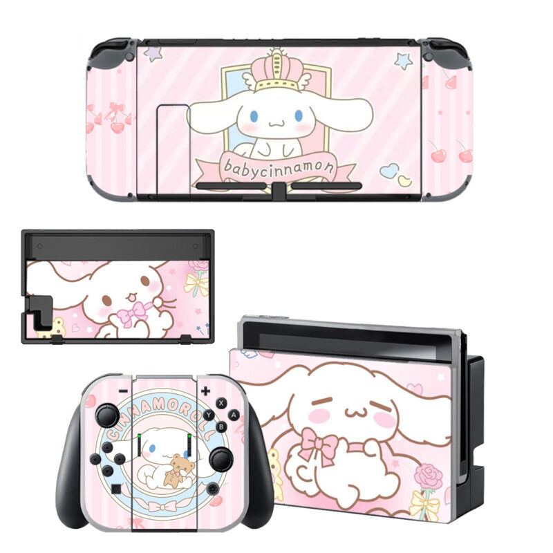 Cinnamoroll Decal Cover For Nintendo Switch OLED & Nintendo Switch Design 2