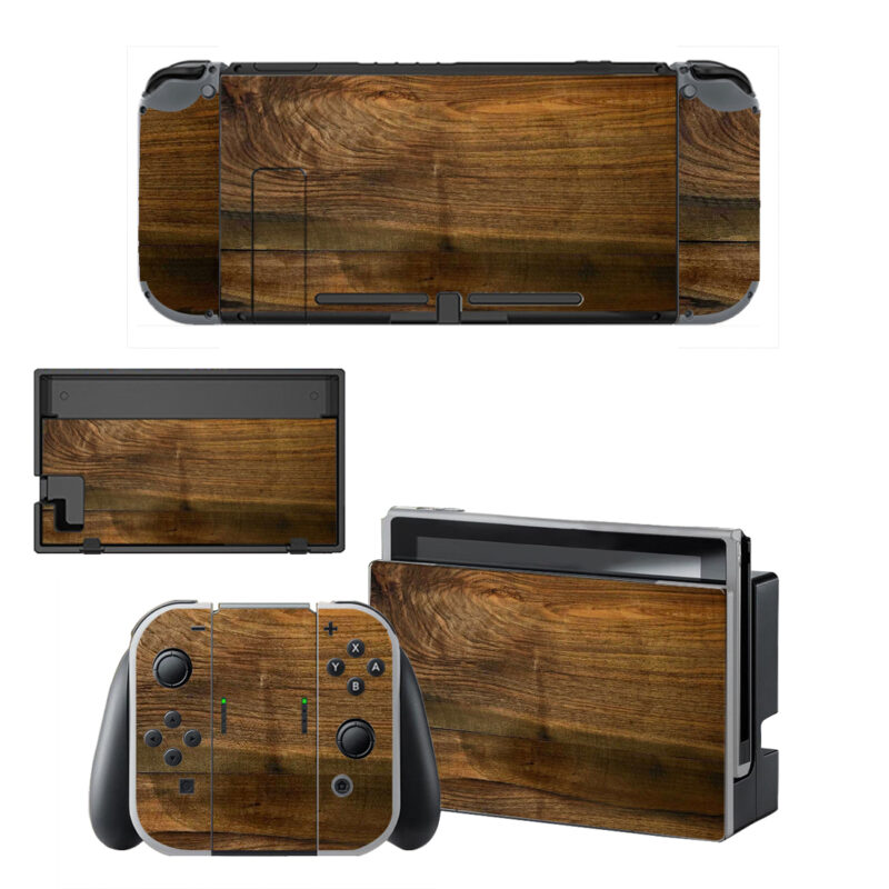 Wood Grain Texture Skin Sticker For Nintendo Switch OLED & Nintendo Switch