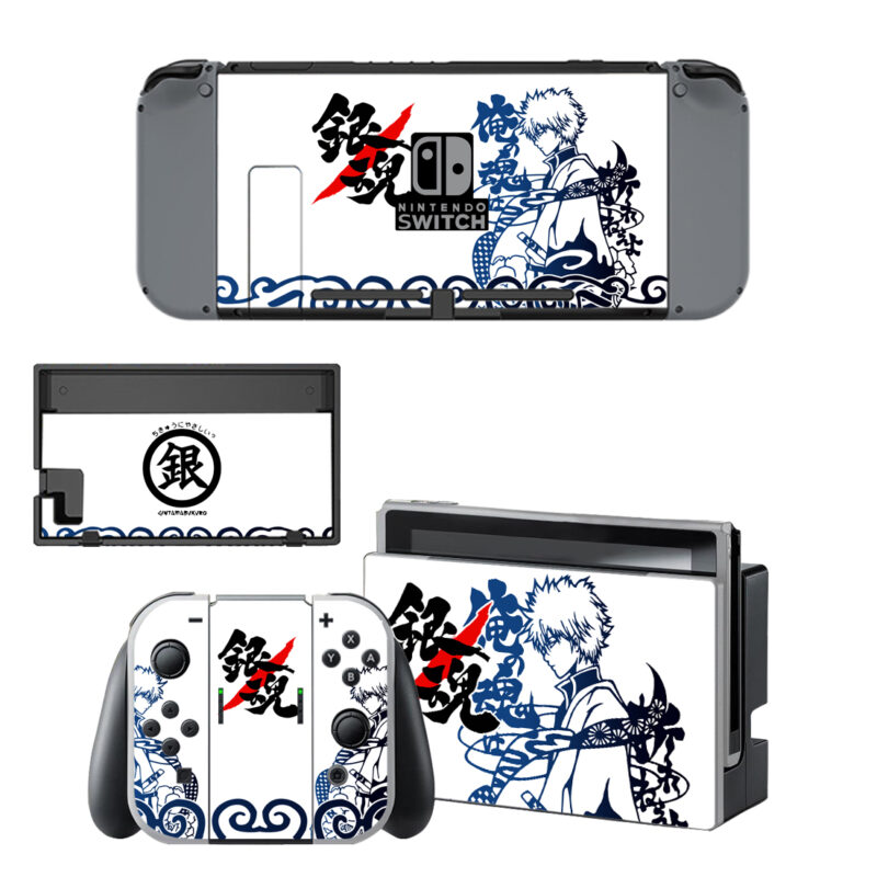 Gintama Gintoki Skin Sticker For Nintendo Switch & Nintendo Switch OLED