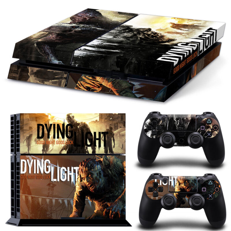 Dying Light Good Night Good Luck PS4 Skin Sticker Design 1