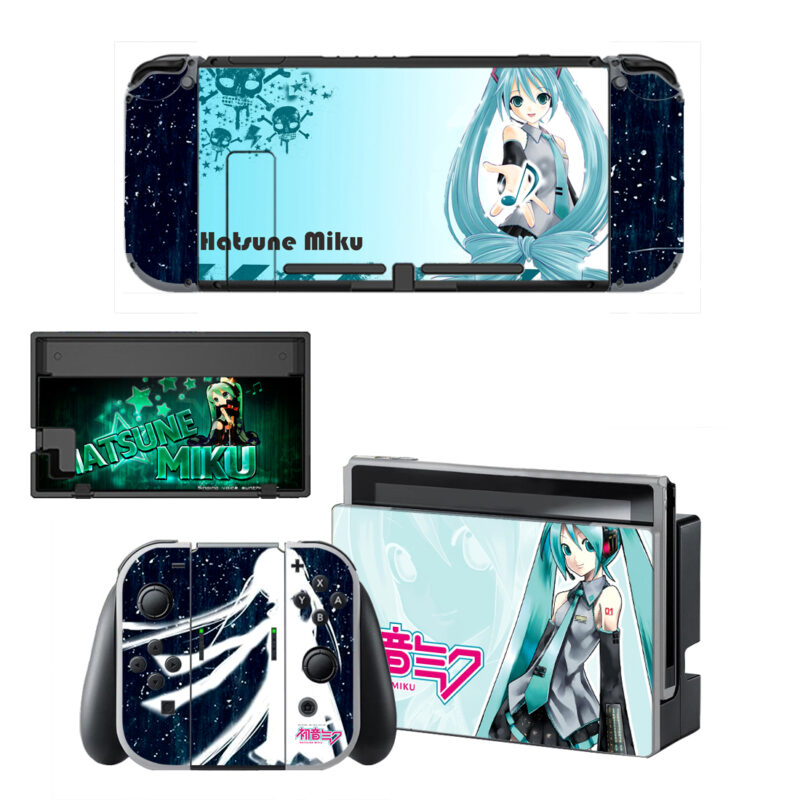 Hatsune Miku Skin Sticker For Nintendo Switch OLED & Nintendo Switch