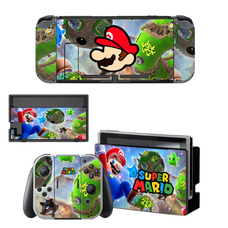 Super Mario Skin Sticker For Nintendo Switch OLED & Nintendo Switch Design 2