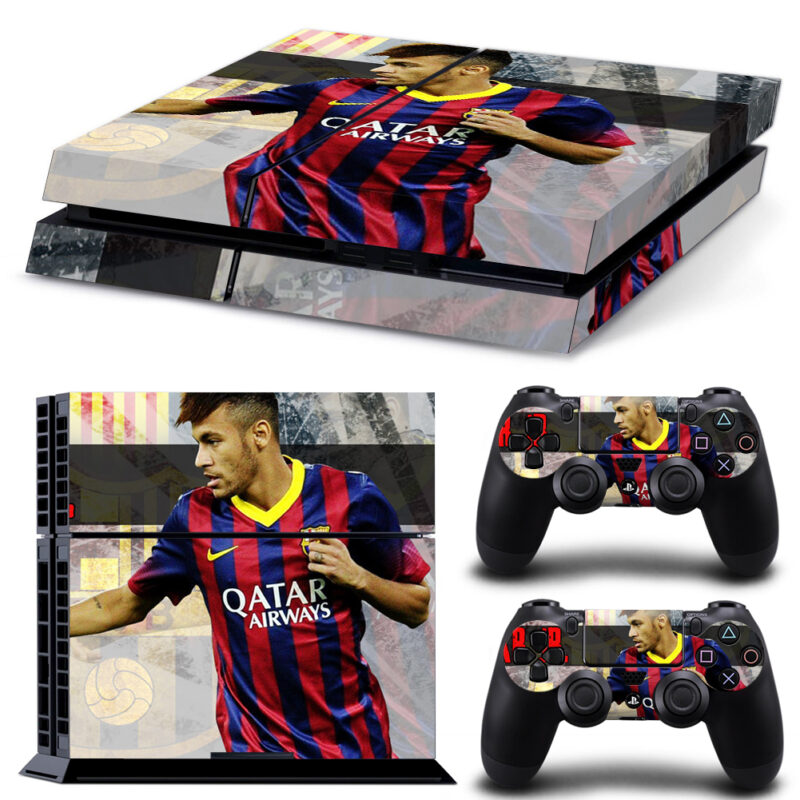 Barcelona Player Neymar PS4 Skin Sticker