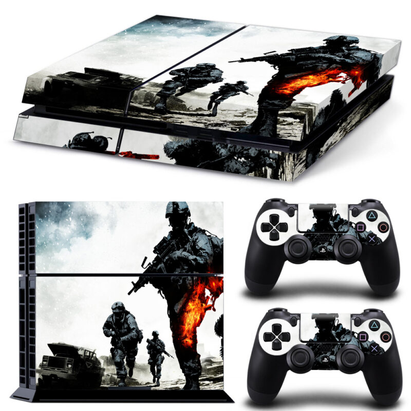 Battlefield Bad Company 2 Game PS4 Skin Sticker