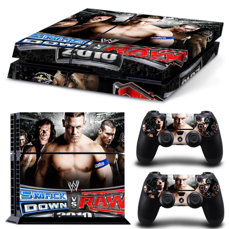 Smackdown Vs Raw 2010 PS4 Skin Sticker