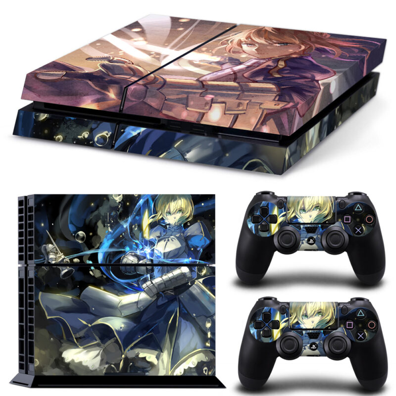 Fate/Stay Night Unlimited Blade Works PS4 Skin Sticker