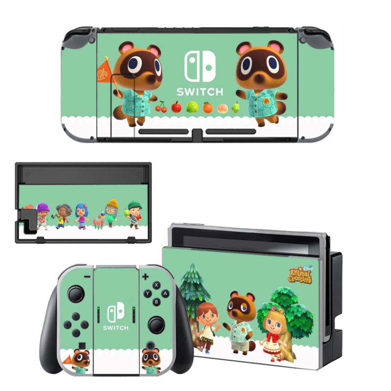 Animal Crossing Decal Cover For Nintendo Switch OLED & Nintendo Switch Design 10