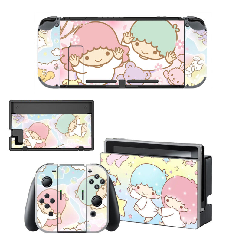 Little Twin Stars Skin Sticker For Nintendo Switch OLED & Nintendo Switch