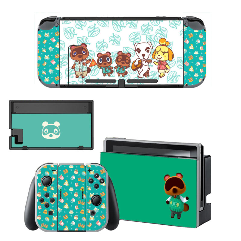 Animal Crossing Skin Sticker For Nintendo Switch OLED & Nintendo Switch Design 2